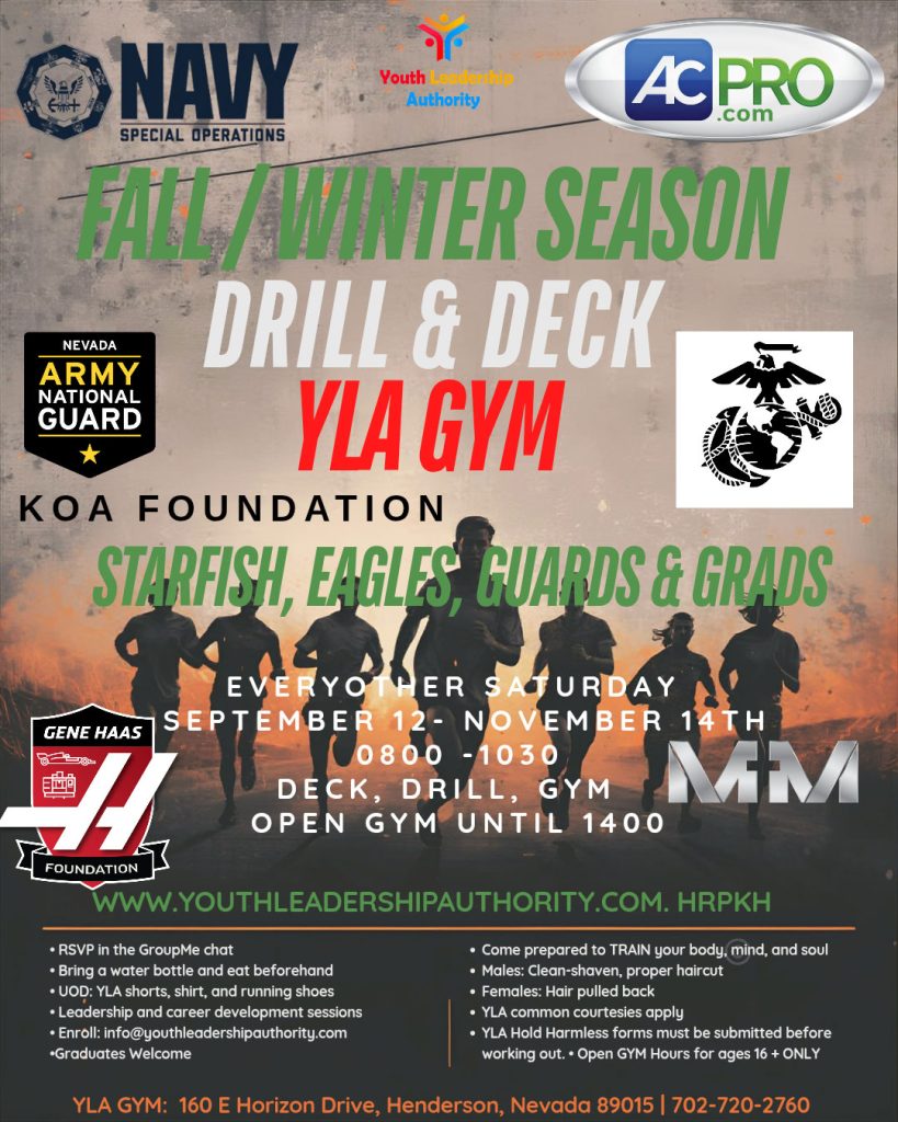 Fall Winter Season drill and deck YLA Gym