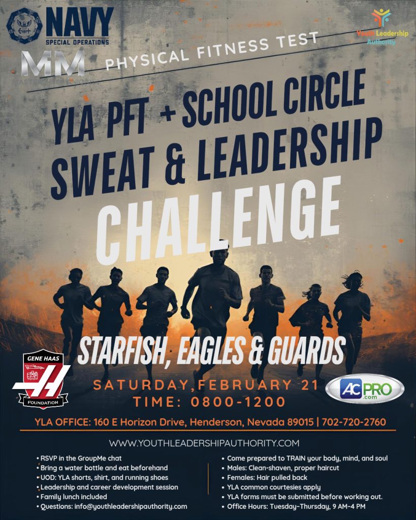 YLA PFT + School Circle Sweat and Leadership challenge